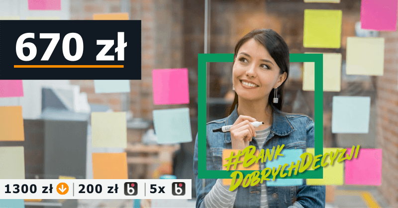 BNP Paribas promocja bankowa konto osobiste 670 zł