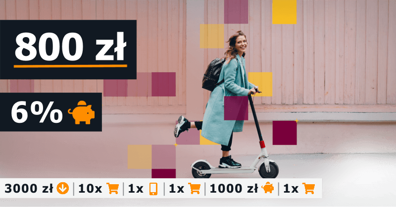 Promocja Alior Bank Konto Jakże Osobiste z premią 800 zł i kontem oszczędnościowym 6%