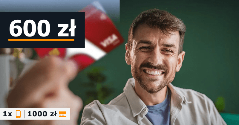 Za założenie konta w PKO BP: 600 zł + 300 zł za konto dla dziecka