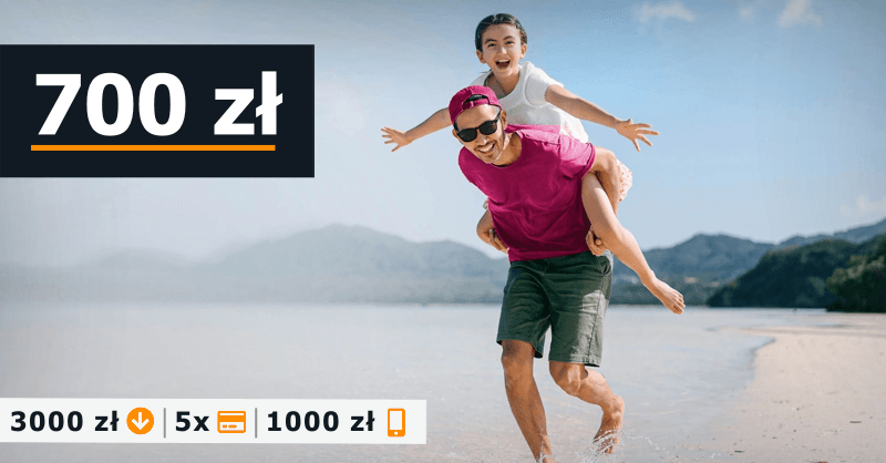 Aż 700 zł od Banku Millennium za konto + 200 zł dla dziecka