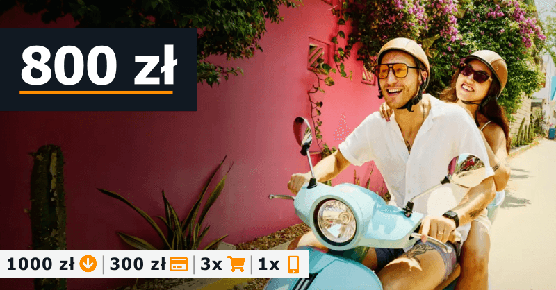 Promocja Santander Bank Polska z łączną premią 800 zł za założenie konta osobistego